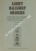 Light Railway Orders by CLINKER, C.R.